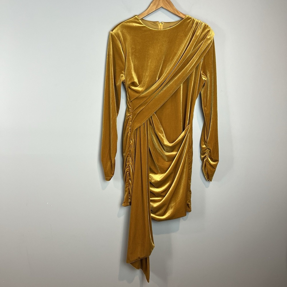 Jessakae Velvet Dress Womens Size XL Long Sleeve Bodycon Cocktail Date Night